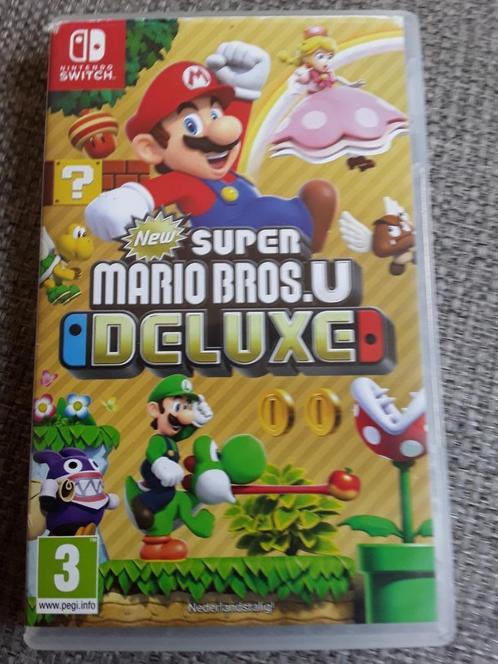 Nintendo Switch Game New Super Mario Bros. U Deluxe, Spelcomputers en Games, Games | Nintendo Switch, Zo goed als nieuw, Avontuur en Actie