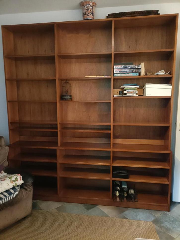 Prachtige boekenkast meubelmaker, Huis en Inrichting, Kasten | Boekenkasten, Gebruikt, 200 cm of meer, 25 tot 50 cm, Ophalen of Verzenden