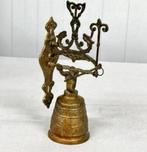 Vintage brons messing sier Klooster trekbel bel 1960 koper, Ophalen of Verzenden