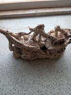 Mooie boot als aquariumdecoratie, Ophalen