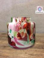 Fidrio melkbus vaas/pot glas, Huis en Inrichting, Woonaccessoires | Vazen, Ophalen, Overige kleuren, Minder dan 50 cm, Glas
