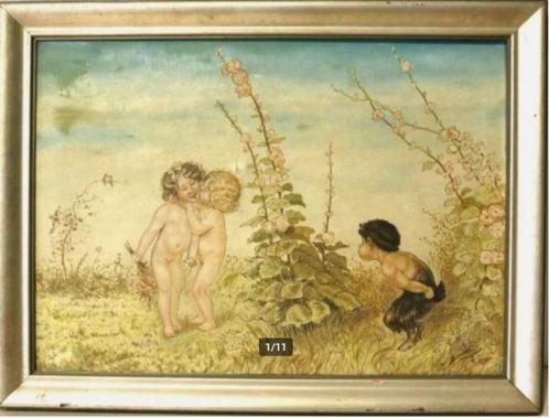 antiek schilderij van of naar Georges Redon titel: lénvie, Antiek en Kunst, Kunst | Schilderijen | Klassiek, Ophalen