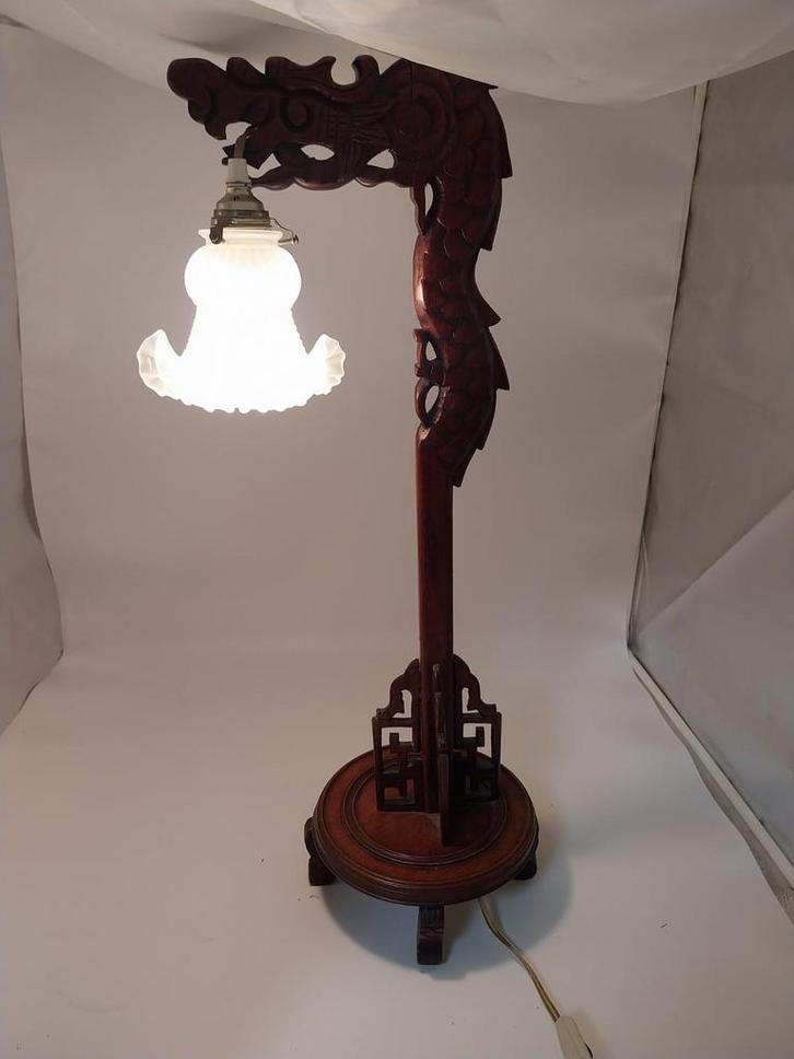 Chinese tafellamp, Antiek en Kunst, Antiek | Lampen, Ophalen