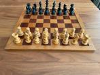Vintage OKWA Schaakset in Houten Doos, Een of twee spelers, Ophalen, Zo goed als nieuw