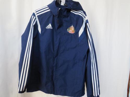 blauw adidas 2014 suntherland bidvest trainingsjas capuchon, Kleding | Heren, Jassen | Zomer, Zo goed als nieuw, Maat 48/50 (M)