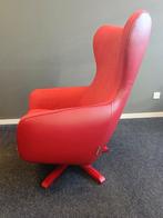 Prominent Relax fauteuil + voetenbankje verstelbaar ZGAN, Ophalen of Verzenden, Zo goed als nieuw, Stof, 50 tot 75 cm