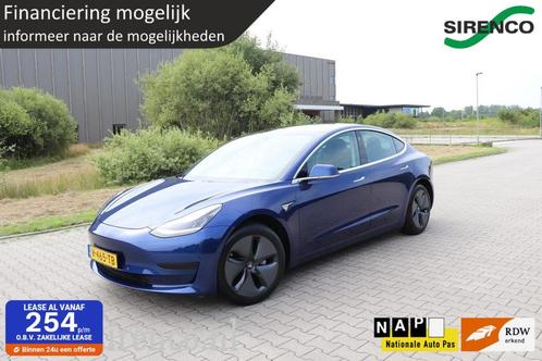 Tesla Model 3 Standard RWD Plus 60 kWh autopilot leder stoel, Auto's, Tesla, Bedrijf, Te koop, Model 3, ABS, Adaptive Cruise Control