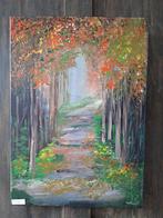 Schilderij bos doorkijk, Ophalen, Nieuw, Schilderij, 50 tot 75 cm