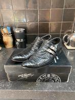 New Rock Leren Nette Schoenen Gespen Puntschoenen Dandy Gesp, Ophalen of Verzenden, Zo goed als nieuw, Zwart, Boots