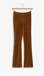 Bruine rib velvet flaired broek Costes, Kleding | Dames, Broeken en Pantalons, Bruin, Ophalen of Verzenden, Zo goed als nieuw