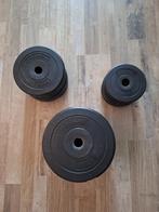 Focus Fitness schijven | 4x5kg, 4x2.5kg en 4x1.25kg (30mm), Ophalen, Gebruikt