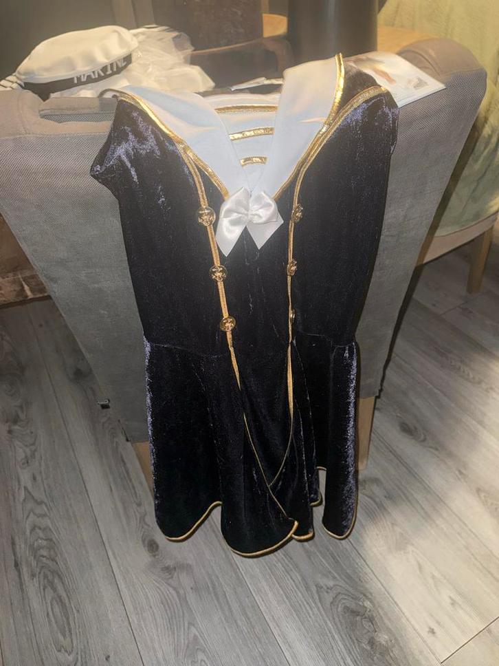 Matrozen Jurkje - Maat L - Carnaval, Kleding | Dames, Carnavalskleding en Feestkleding, Nieuw, Kleding, Carnaval, Maat 42/44 (L)