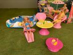 Barbie tuinset met zwembad, Verzamelen, Poppenhuizen en Toebehoren, Overige typen, Gebruikt, Ophalen of Verzenden