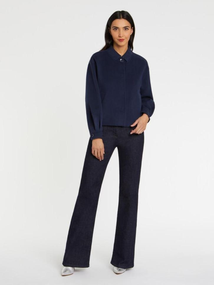 Paule Ka cropped wollen jasje maat 40 NL 36 / 38 blauw, Kleding | Dames, Jassen | Winter, Nieuw, Maat 38/40 (M), Blauw, Verzenden
