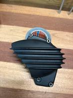 Triumph Bonneville ribbed zwarte zijkap sprocket/ketting, Ophalen of Verzenden, Gebruikt
