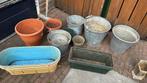 Verschillende bloempotten, Tuin en Terras, Ophalen, Overige materialen, Gebruikt, Minder dan 30 cm
