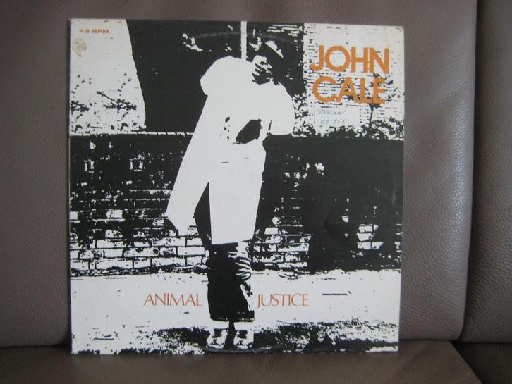 John Cale – Animal Justice, Cd's en Dvd's, Vinyl | Rock, Zo goed als nieuw, Poprock, 12 inch, Ophalen of Verzenden