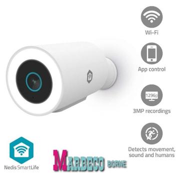 Smart Buitencamera, Wi-Fi, Spotlight, 3MP Full HD, 1296p beschikbaar voor biedingen