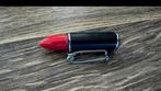 Vintage jaren 80 lipstick broche, Sieraden, Tassen en Uiterlijk, Broches, Overige materialen, Minder dan 4 cm, Ophalen of Verzenden