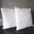 Wit crème luxe sierkussens velvet velours japandi chic, Huis en Inrichting, Woonaccessoires | Kussens, Wit, Vierkant, Nieuw, Ophalen of Verzenden
