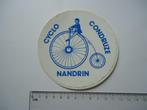 sticker Fietsen frankrijk nandrin retro vintage france, Verzamelen, Stickers, Overige typen, Zo goed als nieuw, Verzenden