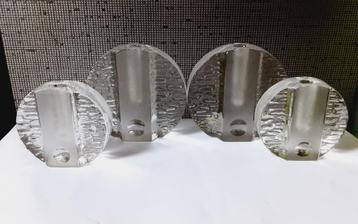 4 walther glas solifleur by h.duesterhaus for pubeke beschikbaar voor biedingen