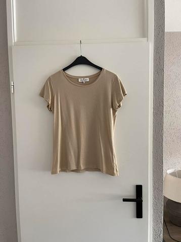 Beige shirt van andcowoman maat M