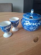 Set van 2 eierdopjes en suikerpot "teadrinker", Ophalen of Verzenden