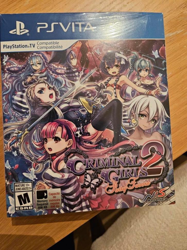 Criminal Girls 2 Party Favors PS Vita, Spelcomputers en Games, Games | Sony PlayStation Vita, Zo goed als nieuw, Overige genres