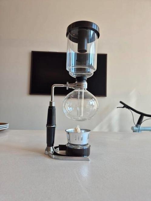 Hario Syphon 5 kops, Witgoed en Apparatuur, Koffiezetapparaten, Zo goed als nieuw, Gemalen koffie, 4 tot 10 kopjes, Afneembaar waterreservoir