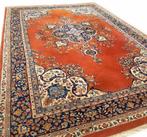 Perzisch tapijt handgeknoopt vloerkleed wol oranje 300x200, 200 cm of meer, 200 cm of meer, Gebruikt, Rechthoekig