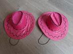 Roze cowboy hoeden, Ophalen of Verzenden, Zo goed als nieuw, Carnaval, Accessoires