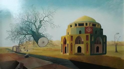 gezocht schilderij en tek. schilder Tobias Baanders RB RTB, Antiek en Kunst, Kunst | Schilderijen | Modern, Ophalen of Verzenden