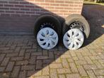 Winterbanden op stalen velg 15", Auto-onderdelen, Banden en Velgen, Ophalen, Gebruikt, 15 inch, Banden en Velgen