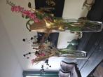 Vazen met kunstbloemen, Huis en Inrichting, Kamerplanten, Ophalen, 100 tot 150 cm, Overige soorten, In pot