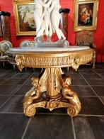 bijzondere antiek louis XVI gilt hout beelden centertable, Ophalen