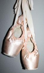 Vintage roze ballet spitzen met linten - Freed of London, Ophalen of Verzenden