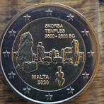 Malta 2020: Skorba Tempels, Postzegels en Munten, Munten | Europa | Euromunten, 2 euro, Malta, Ophalen of Verzenden, Losse munt