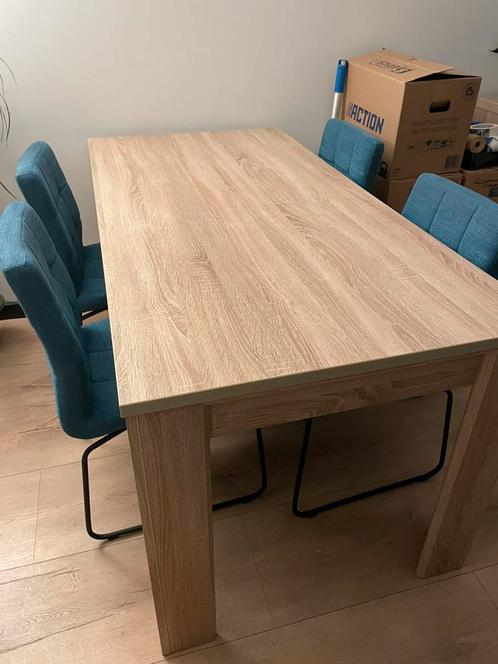 Eettafel met 4 stoelen te koop, Huis en Inrichting, Complete eetkamers, Zo goed als nieuw, 4 tot 6 stoelen, Ophalen