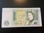 1 pond biljet UNC Bank of England, Ophalen of Verzenden, Overige landen, Los biljet