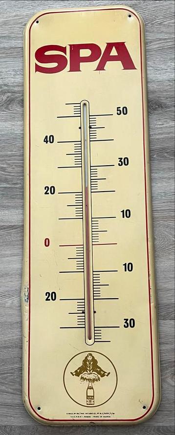 Vintage SPA  Bord Thermometer van februari 1968 aluminium beschikbaar voor biedingen