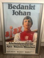 Johan Cruijff Afscheidswedstrijd Poster - 1978, Ophalen, Gebruikt, Ajax, Poster, Plaatje of Sticker