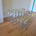 Voorraad glazen flessen met metalen schroefdop., Verzamelen, Glas en Borrelglaasjes, Overige typen, Zo goed als nieuw, Ophalen