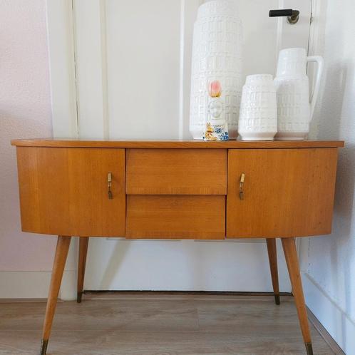 Vintage Mid Century jaren '50 sideboard wandkast, Huis en Inrichting, Kasten | Dressoirs, Gebruikt, 50 tot 100 cm, 25 tot 50 cm