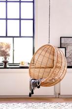 HK Living Rotan Hangstoel - Zo Goed Als Nieuw!, Ophalen, Zo goed als nieuw, Rotan