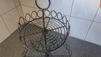 Zwarte metalen etagère, Huis en Inrichting, Woonaccessoires | Etagères, Onbekend, Ophalen of Verzenden, Zo goed als nieuw, Onbekend