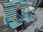 Gratis 2 tuinstoelen, Tuin en Terras, Tuinstoelen, Ophalen of Verzenden, Gebruikt, Aluminium