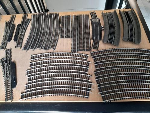 rails mehano, Hobby en Vrije tijd, Modeltreinen | H0, Gebruikt, Rails, Gelijkstroom, Overige merken, Ophalen of Verzenden