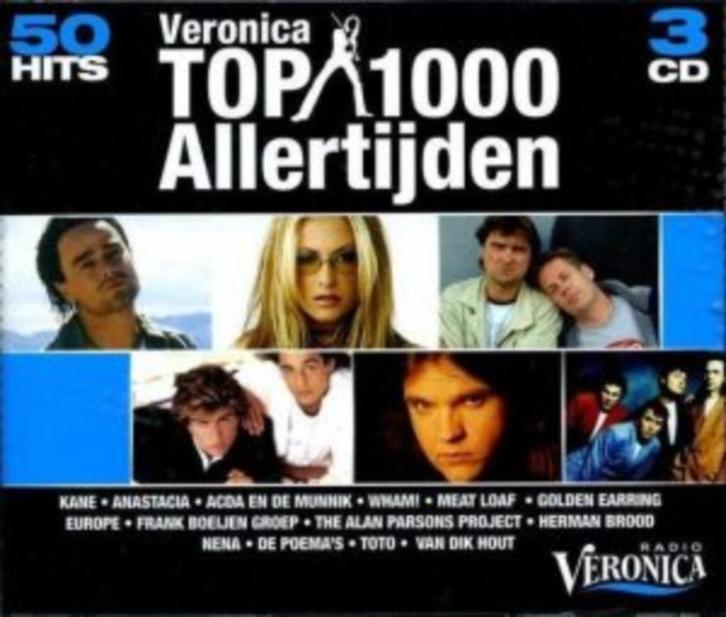 Veronica Top 1000 Allertijden - 3 cd box, Cd's en Dvd's, Cd's | Verzamelalbums, Zo goed als nieuw, Pop, Boxset, Ophalen of Verzenden