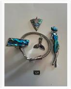 Set van 5 Abalone Paoa Sieraden armband broche hanger ring, Ophalen of Verzenden